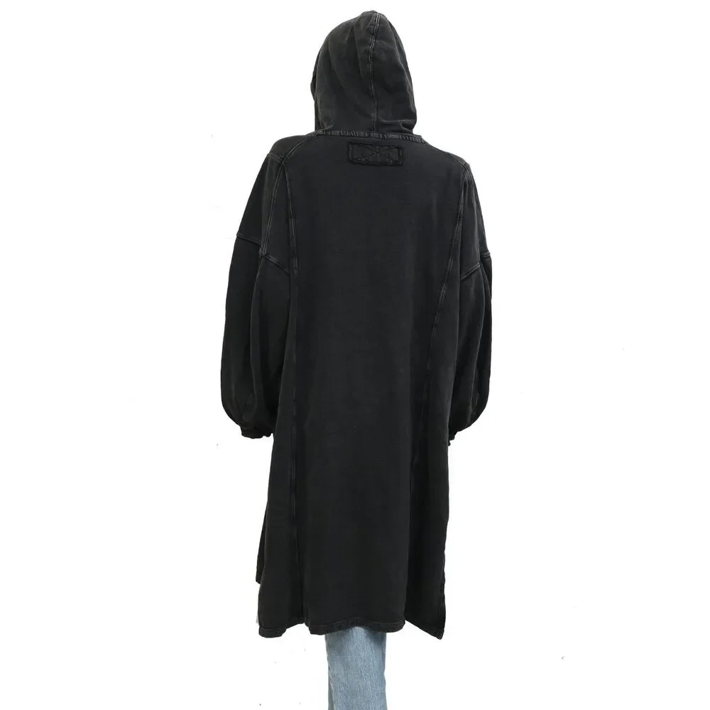 Free People We The Free Maxi Hoodie Sweatshirt Dress Oversized Cotton XS 285326